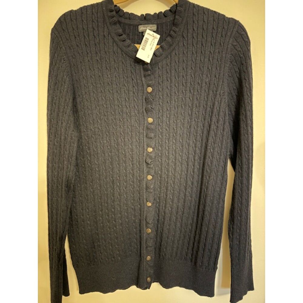 Eddie Bauer cable knit sweater - size XL